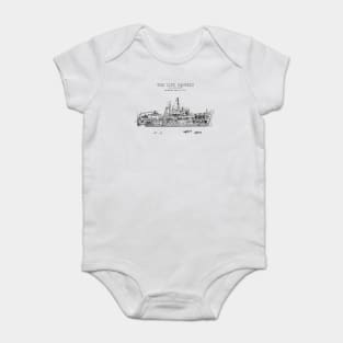 THE BELAFONTE blueprints Baby Bodysuit